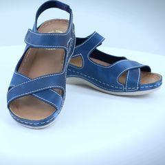 Босоніжки Евіта Сині, Колір: Синій, Розмір: 35