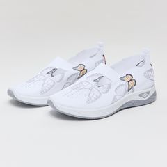 Слипоны Грейс, бабочки серебряные, Цвет: Бабочки серебренные , Размер обуви : 37