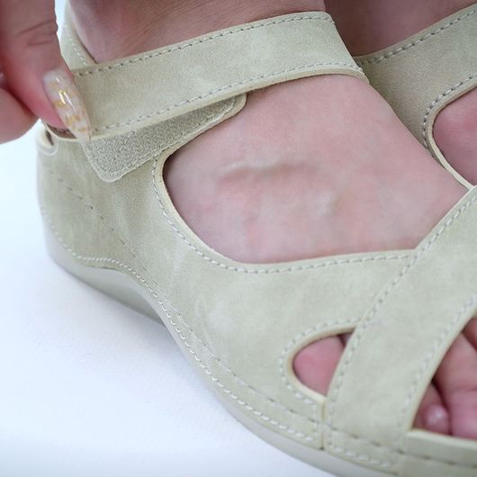 Босоножки Эвита Бежевые, Цвет: Бежевый , Размер: 41, изображение 2