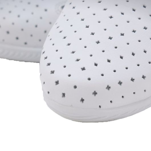 Туфли Линара белые, на резинке, Цвет: Белый, Дизайн: На резинке, Размер: 38, изображение 3