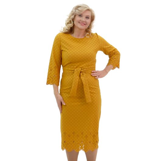 Платье Феерия, оранжевое, Цвет: Оранжевый , Размер: 2XL, изображение 2