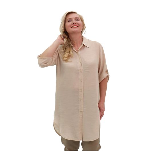 Блуза Нелла, бежева, Колір: Бежевий , Розмір: S