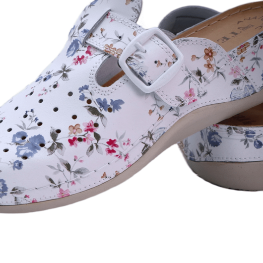 Сабо Симона New, цветочные с ремешком, Цвет: Цветочный с ремешком , Размер: 40, изображение 3