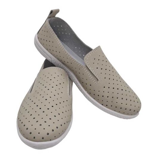 Туфлі Лінара бежеві, на резинці, Колір: Бежевий , Дизайн: На резинці, Розмір: 37