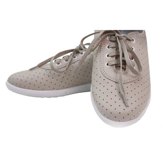 Туфлі Лінара бежеві, на шнурках, Колір: Бежевий , Дизайн: На шнурках, Розмір: 40, изображение 2