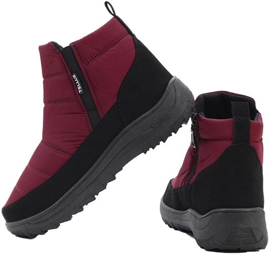 Ботинки Аляска, бордовые, Цвет: Бордовый , Размер обуви : 38