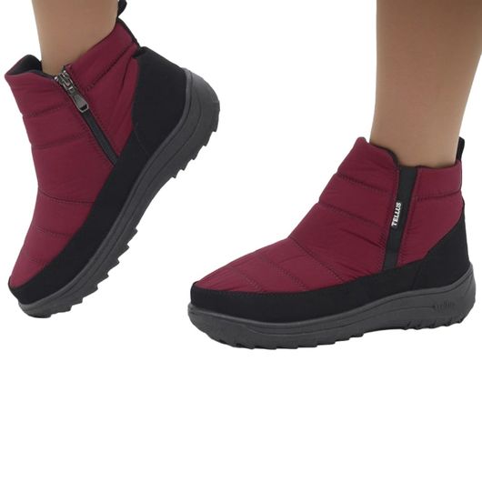 Ботинки Аляска, бордові, Колір: Бордовий, Розмір взуття: 35, изображение 3