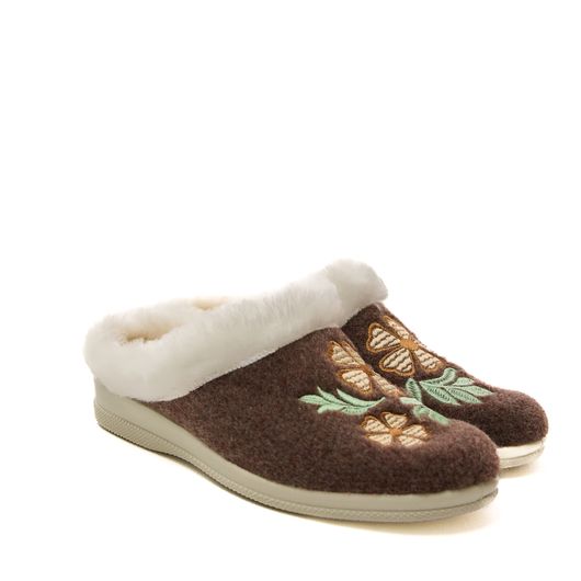 Тапочки домашні Зоряна, коричневі, Колір: Коричневий, Розмір взуття: 38, изображение 4