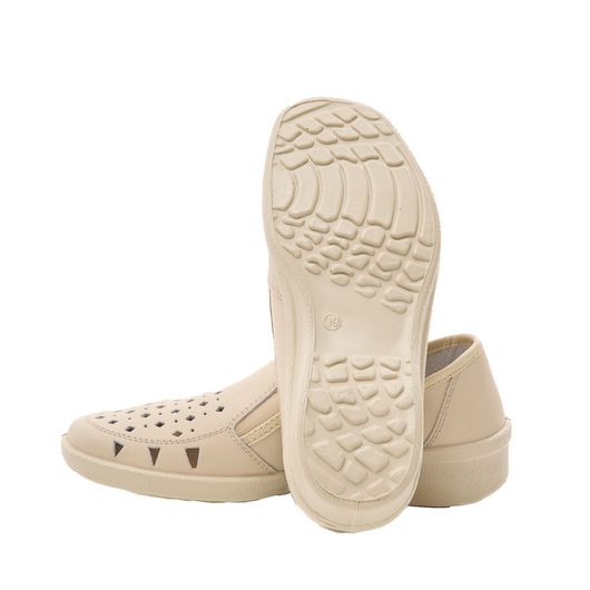 Літнє взуття - туфлі "Єлизавета" чорні, Колір: Бежевий , Розмір: 40, изображение 5