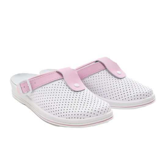 Сабо Симона, білі з рожевим декором, Колір: Білі з рожевим декором, Розмір: 35, изображение 2