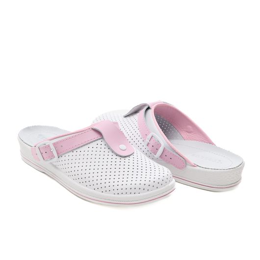 Сабо Симона, білі з рожевим декором, Колір: Білі з рожевим декором, Розмір: 41, изображение 5