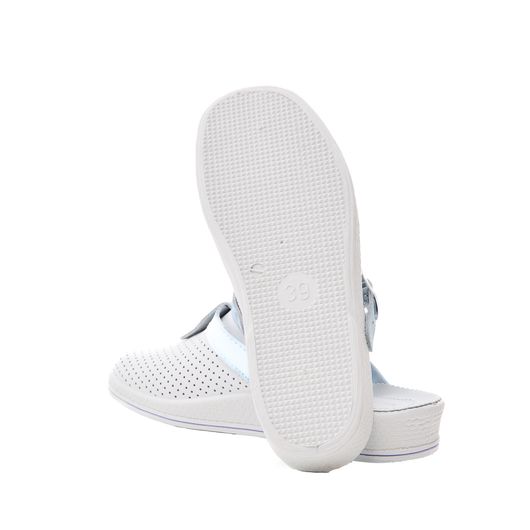 Сабо Симона, білі з блакитним декором, Колір: Білі з блакитним декором, Розмір: 36, изображение 4