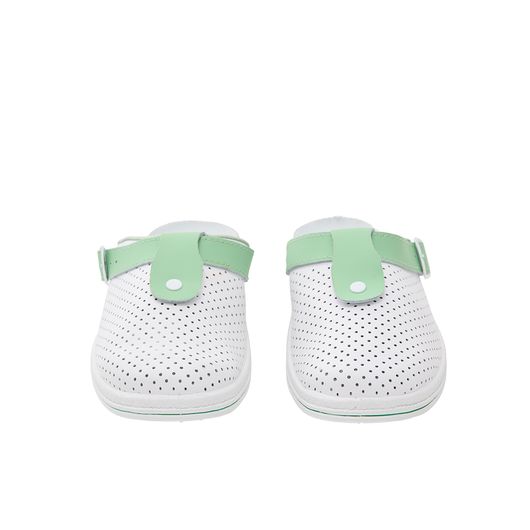 Сабо Симона, белые с изумрудным декором, Колір: Білий зі смарагдовим декором, Розмір: 35, изображение 3