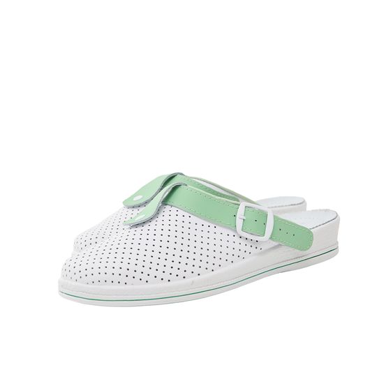 Сабо Симона, белые с изумрудным декором, Колір: Білий зі смарагдовим декором, Розмір: 35, изображение 5