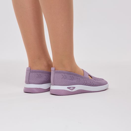 Слипоны Эвелина, лавандовые, Цвет: Лавандовый, Размер обуви : 42, изображение 4
