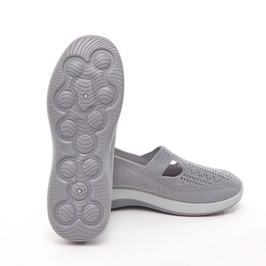 Слипоны Эвелина, серые, Цвет: Серый , Размер обуви : 38, изображение 9