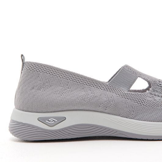 Слипоны Эвелина, серые, Цвет: Серый , Размер обуви : 38, изображение 10