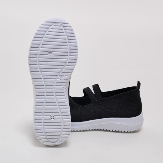 Слипони Леона, черные, Цвет: Черный, Размер обуви : 38, изображение 3