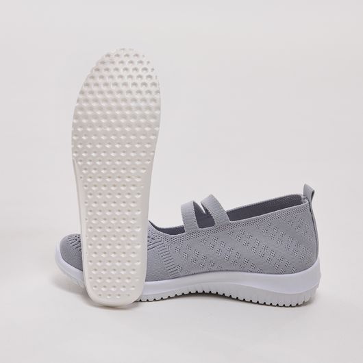 Слипони Леона, серые, Цвет: Серый , Размер обуви : 38, изображение 2