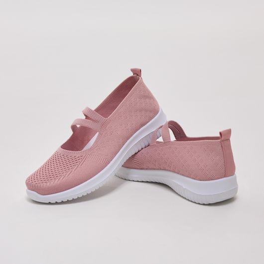 Слипони Леона, пудровые, Цвет: Пудровый , Размер обуви : 36, изображение 4