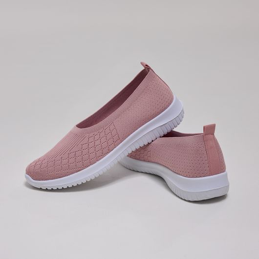 Сліпони Аделіна, пудрові, Колір: Пудровий , Розмір взуття: 37