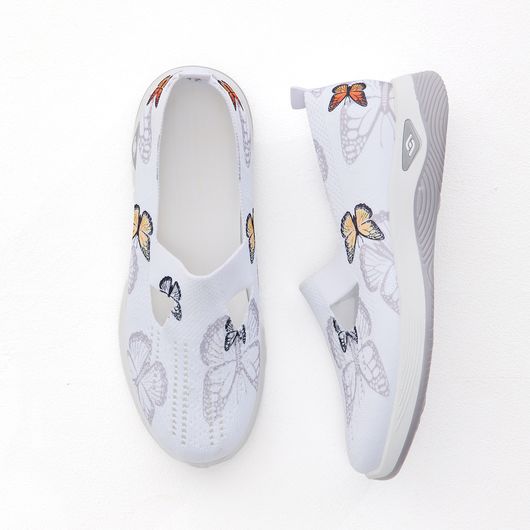 Сліпони Грейс, метелики срібні, Колір: Метелики срібні , Розмір взуття: 38, изображение 2