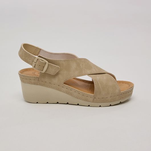 Босоніжки Камелія, бежеві, Колір: Бежевий , Розмір взуття: 39, изображение 4