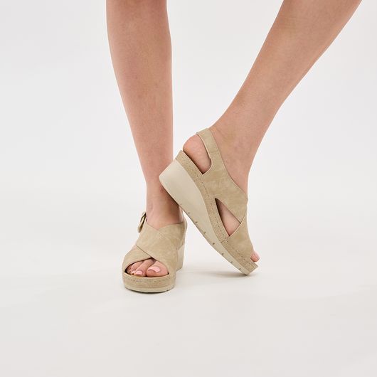 Босоніжки Камелія, бежеві, Колір: Бежевий , Розмір взуття: 41, изображение 5