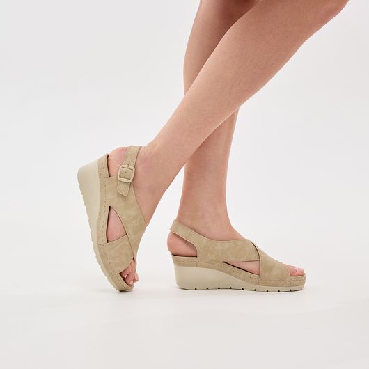 Босоніжки Камелія, бежеві, Колір: Бежевий , Розмір взуття: 39, изображение 6