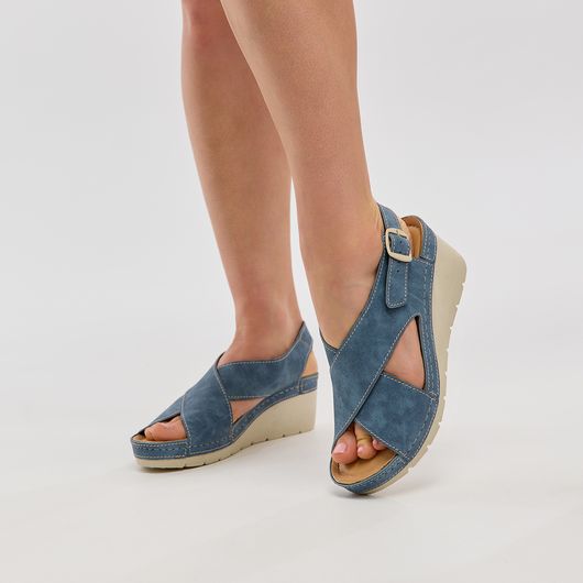 Босоножки Камелия, джинс, Цвет: Джинс , Размер обуви : 37, изображение 5