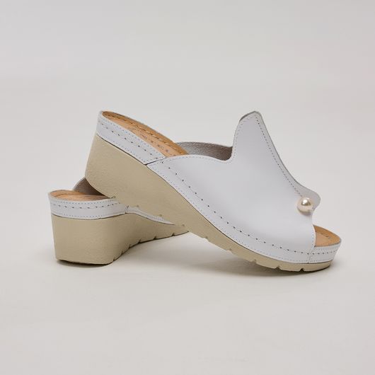 Босоніжки Алісія, білі, Колір: Білий, Розмір взуття: 40