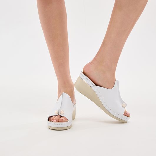 Босоніжки Алісія, білі, Колір: Білий, Розмір взуття: 36, изображение 5