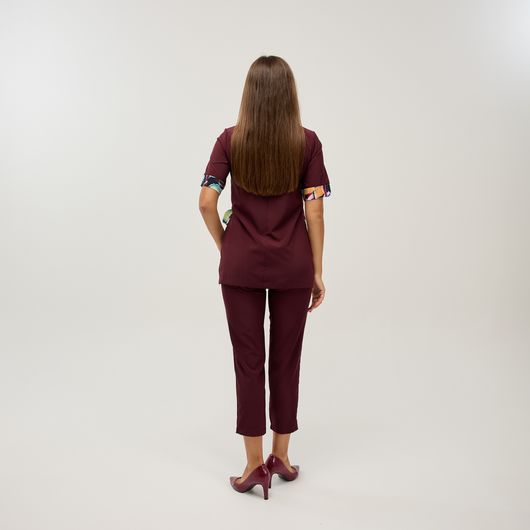 Костюм Ребекка, бордовый, Цвет: Бордовый , Размер: 68, изображение 4