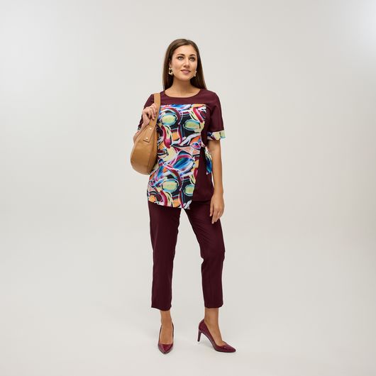 Костюм Ребекка, бордовый, Цвет: Бордовый , Размер: 68