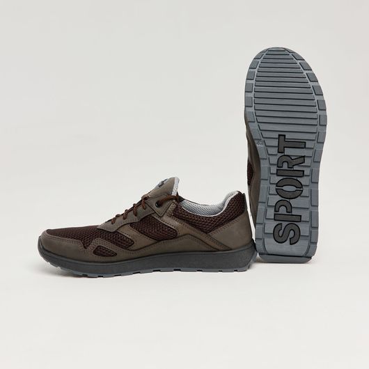 Кросівки Брукс сітка, коричневі, Колір: Коричневий, Розмір взуття: 42, изображение 5