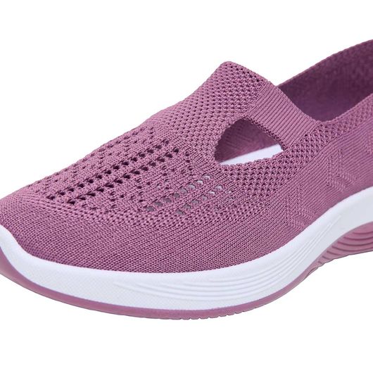 Слипоны Эвелина, черные, Цвет: Ягодный , Размер обуви : 40, изображение 5