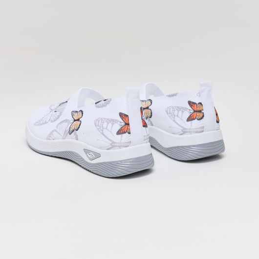 Слипоны Грейс, бабочки серебряные, Цвет: Бабочки серебренные , Размер обуви : 42, изображение 4