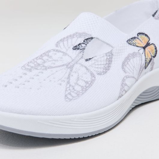 Слипоны Грейс, бабочки серебряные, Цвет: Бабочки серебренные , Размер обуви : 42, изображение 5