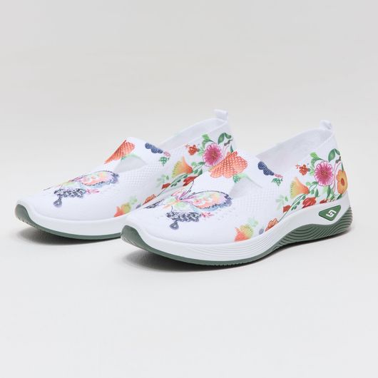 Слипоны Грейс, бабочки цветные, Цвет: Бабочки цветные, Размер обуви : 42