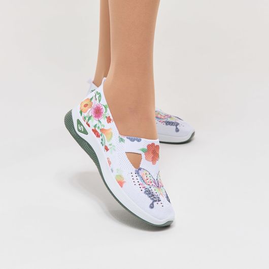 Слипоны Грейс, бабочки цветные, Цвет: Бабочки цветные, Размер обуви : 42, изображение 5