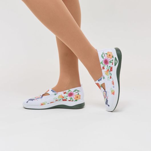 Слипоны Грейс, бабочки цветные, Цвет: Бабочки цветные, Размер обуви : 43, изображение 6