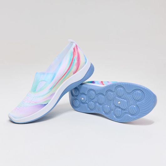 Слипоны Грейс, бабочки голубые, Цвет: Бабочки голубые, Размер обуви : 38, изображение 2