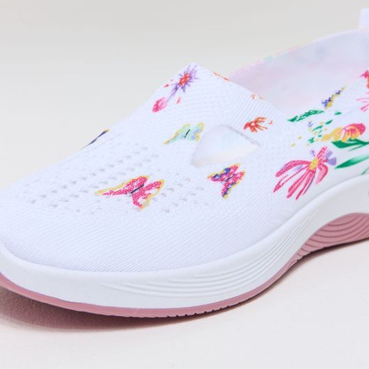 Слипоны Грейс, бабочки розовые, Цвет: Бабочки розовые , Размер обуви : 43, изображение 5