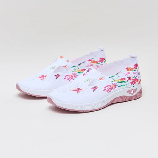 Слипоны Грейс, бабочки розовые, Цвет: Бабочки розовые , Размер обуви : 43