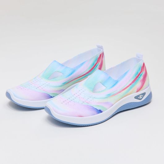 Слипоны Грейс, бабочки голубые, Цвет: Бабочки голубые, Размер обуви : 41