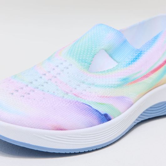 Слипоны Грейс, бабочки голубые, Цвет: Бабочки голубые, Размер обуви : 40, изображение 5